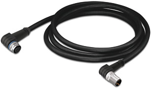 Sensor-/Aktorkabel 1m M12 Buchse wink./M8 Steck. wink. 3p