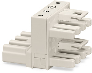 h-Verteiler 4-polig Kod. A weiß