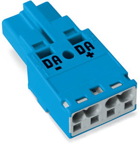 Stecker 2-polig Kod. I blau