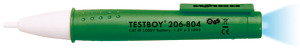 Testboy Phasendetektiv 120-1000VAC mit Taschenlampenfunkt.