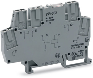 Schaltrelaisklemme 24VDC AgNi 1Wechsler mittlere Schaltl.