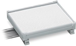 Montagesockel 100x160mm für Aufnahme Europa-Karte grau