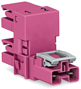 h-Verteiler 2-polig Kod. B pink