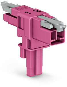 T-Verteiler 2-polig Kod. B pink
