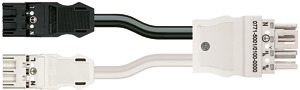 konfektionierte Y-Leitung Eca 2 x Stecker / Buchse