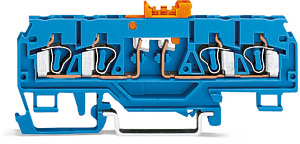 4-Leiter-Trenn-u.Messklemme 2,5qmm blau/orange 0,08-2,5qmm 400V 6kV