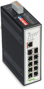 Industrial-Managed-Switch 8 Ports 1 00Base-TX 2-Slot 1000BASE-SX/LX met