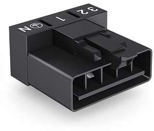 Stecker für Leiterplatten abgewinkelt 5-polig schwarz