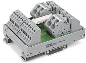 Potentialverteilermodul 4 Potentiale mit je 6 Klemmstellen
