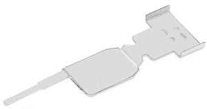 Schirmanschlussblech 4-polig für Stecker