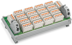 Potentialverteilermodul 8 Potentiale mit je 6 Klemmstellen