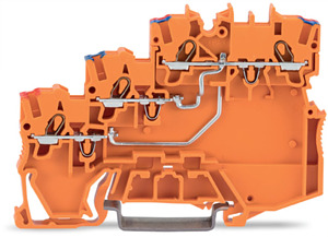 3-L-Initiatoreneinspeiseklemme farbig bedr.Leitereinf.1 mm² orange
