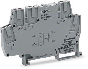Optokoppler-Klemme 24/24VDC 6mm 100mA -25+30%