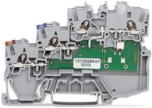 3-L-Initiatorenklemme LED gelb NPN-(minus-)grau
