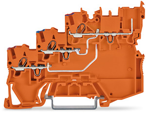 3-L-Initiatoreneinspeiseklemme PNP (plus)-1 mm² orange