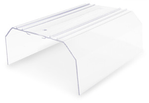 Abdeckprofil Typ 3 passend zu Abdeckprofilträger Typ 3 transparent