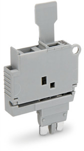 Sicherungsstecker 5x20mm m. Lasche AC/DC 110-250V 6,1mm grau