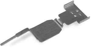 Schirmanschlussblech 5-polig für Stecker
