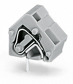 Einzelklemme 2,5qmm 1Lötstift 10/10,16mm grün anreihbar