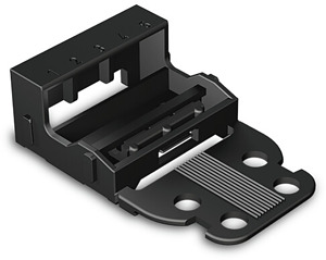 Befestigungsadapter für 5-L-Klemme Serie 221 mit R-fuss für lieg. Mon.