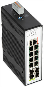 Industrial-Managed-Switch 8 Ports 1000Base-T 4-Slot 1000BASE-SX/LX