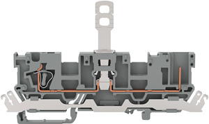 1-L-1-Pin-Schirm-Trenn-Basisklemme grau 0,08-4qmm 400V 6kV 16A