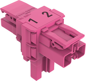 T-Verteiler 2-polig Kod. B pink