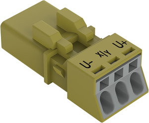 Stecker 3-polig hellgrün