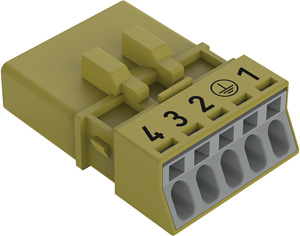 Stecker 5-polig hellgrün