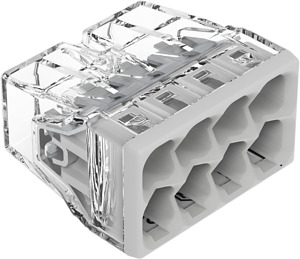 Verbindungsdosenklemme 8x0,5-2,5qmm Serie 2273 24A 450V grau