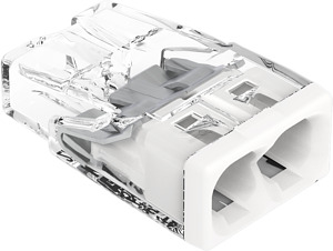 Verbindungsdosenklemme 2x0,5-2,5qmm Serie 2273 24A 450V weiss