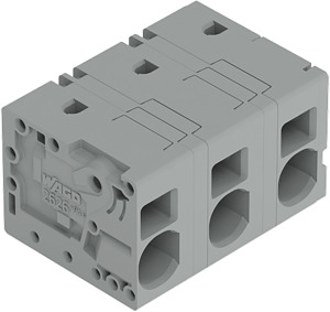 Leiterplattenklemme 6mm² Rastermaß 12,5mm grau