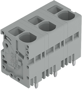 Leiterplattenklemme 6mm² Rastermaß 12,5mm grau