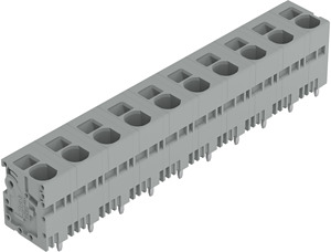 Leiterplattenklemme 6mm² Rastermaß 12,5mm grau