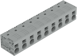 Leiterplattenklemme 6mm² Rastermaß 12,5mm grau