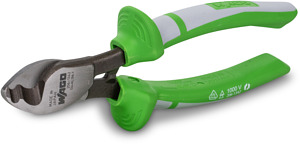 VDE-Kabelschere,Cu - und Aluminiumkabel,VDE-geprüft,gn/gr
