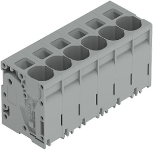 Leiterplattenklemme 16mm² R Rastermaß 10mm grün-gelb