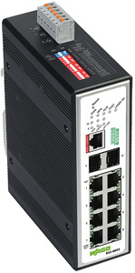 Industrial-Managed-Switch 8 Ports 100Base-TX 2-Slot 1000BASE-SX/LX