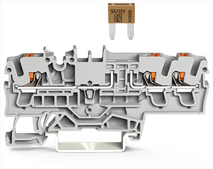 3L-Sicherungsklemme Kfz-Mini- Flachsicherungen gemäß DIN 7258-3f ISO
