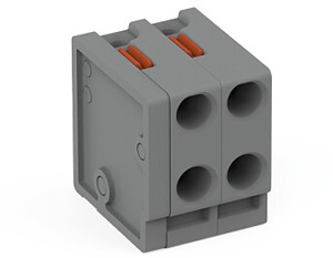 2L-Federleiste Drücker PUSH WIRE® grau
