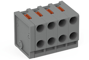 2L-Federleiste Drücker PUSH WIRE® grau