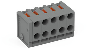 2L-Federleiste Drücker PUSH WIRE® grau