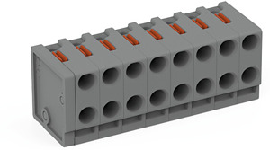 2L-Federleiste Drücker PUSH WIRE® grau