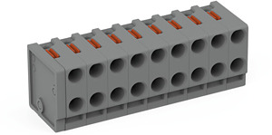 2L-Federleiste Drücker PUSH WIRE® grau