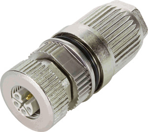 Konfekt. Steckverbinder 5-pol. geschirmt M12-Bu axial