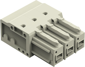 THT-Federleiste abgewinkelt Rastermaß 7,62 mm lichtgrau