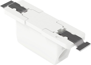 SMD-Leiterplattenklemme 0,75mm² 0,75mm² Through-Board Rastm.6,5mm weiß
