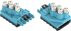 Abgriffmodul für Flachleitung 5x2,5mm² blau