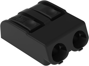SMD-Leiterplattenklemme 1,5mm² 1,5mm² Drücker schwarz