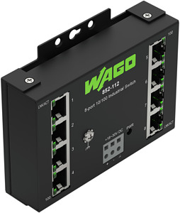 Industrial-ECO-Switch 8 Ports 100Base-TX schwarz